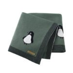 Wholesale 100% Cotton Baby Penguin Pattern Blanket Mimixiong