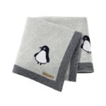 Wholesale 100% Cotton Baby Penguin Pattern Blanket Mimixiong