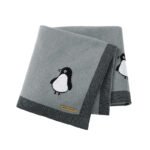 Wholesale 100% Cotton Baby Penguin Pattern Blanket Mimixiong