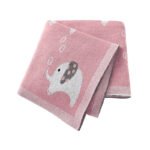Mimixiong Baby Knitted Blankets 100% Cotton Cute Cartoon Elephant Bebes Stroller Swaddle Wrap Infant Receiving Towel Blankets