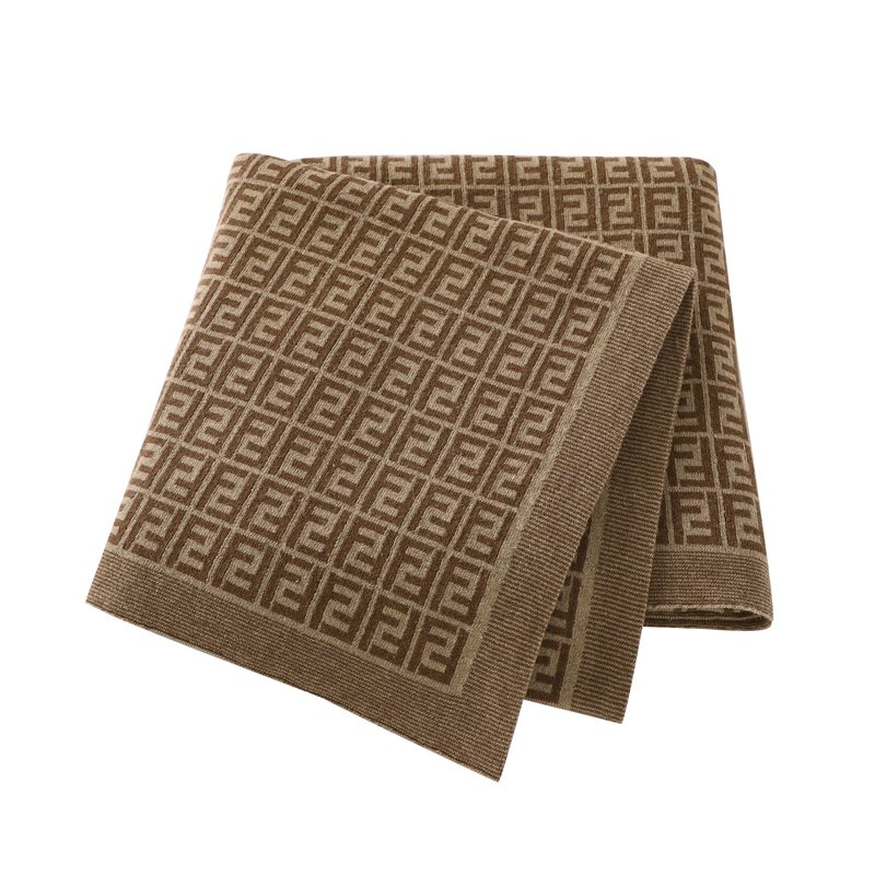 Unique Texture Knitted Baby Blanket Knitting Mimixiong