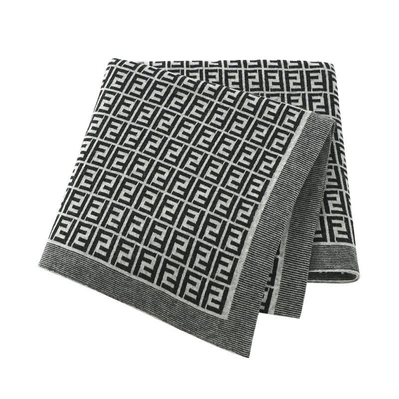 Unique Texture Knitted Baby Blanket Knitting Mimixiong