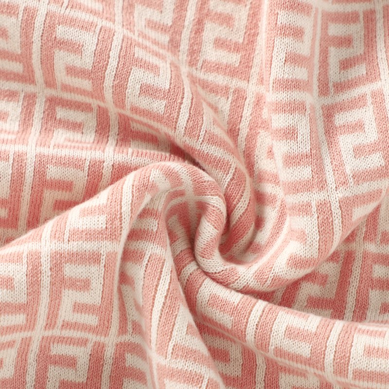 Unique Texture Knitted Baby Blanket Knitting Mimixiong
