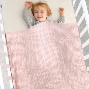 Unique Texture Knitted Baby Blanket Knitting Mimixiong
