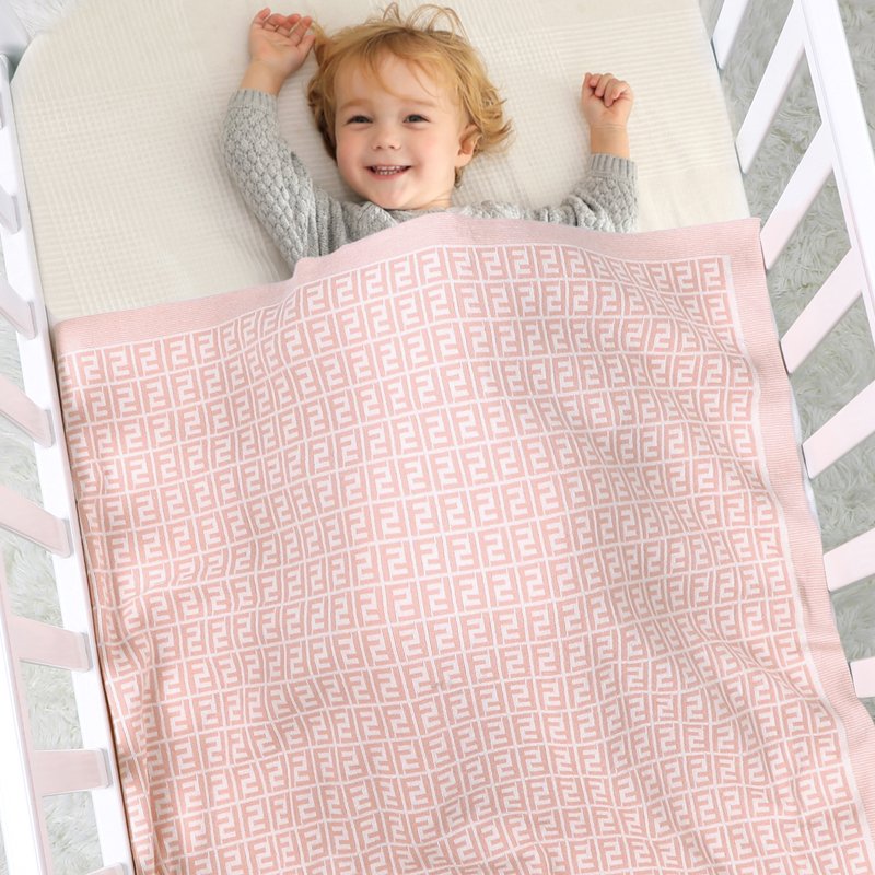 Unique Texture Knitted Baby Blanket Knitting Mimixiong