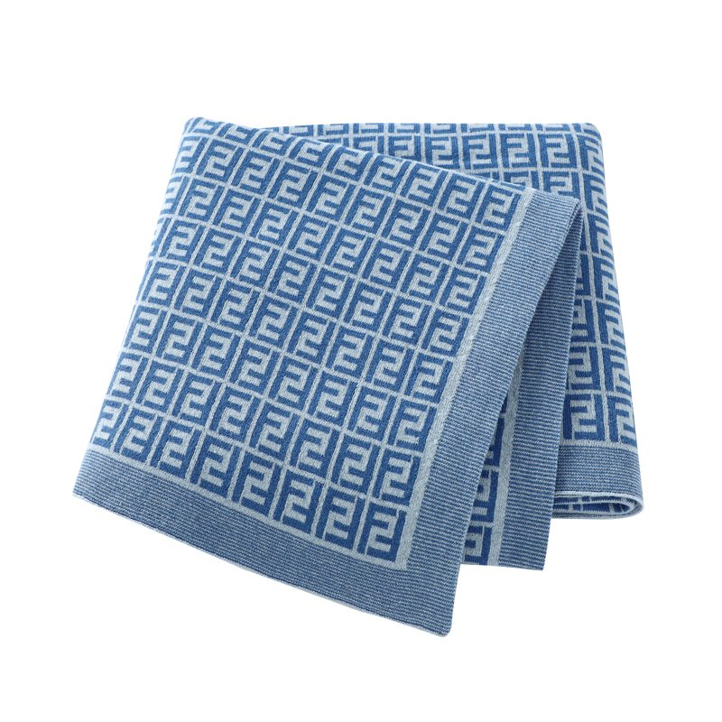 Unique Texture Knitted Baby Blanket Knitting Mimixiong
