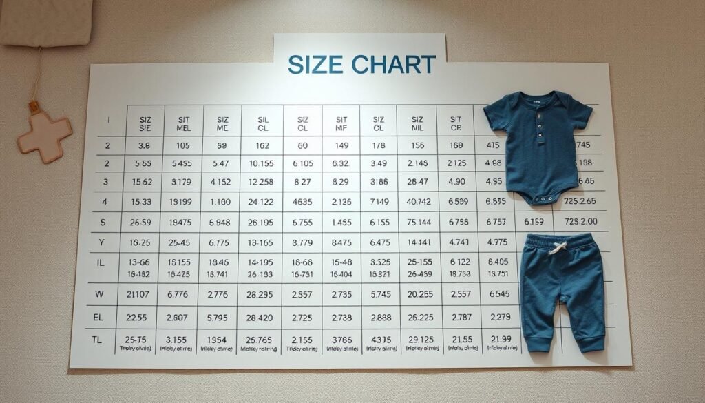 baby size chart