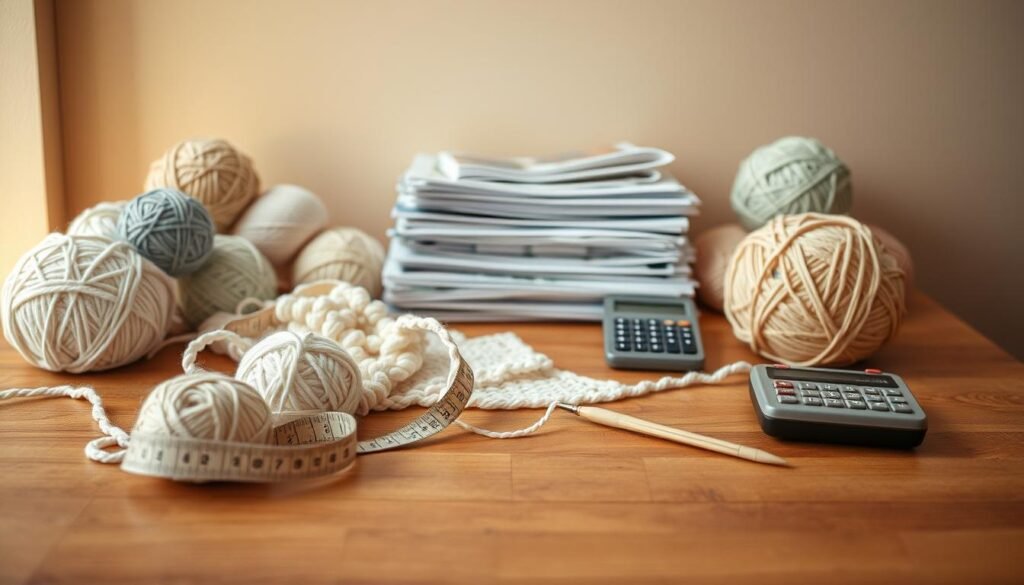 calculate yarn for baby blanket
