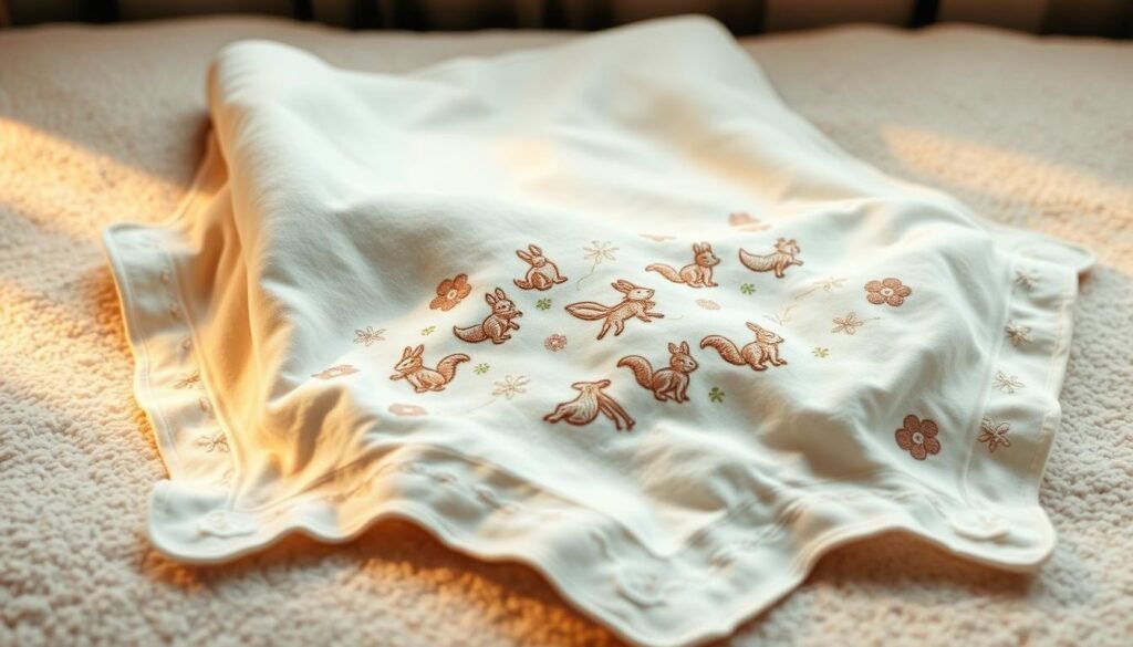 custom embroidered baby blankets