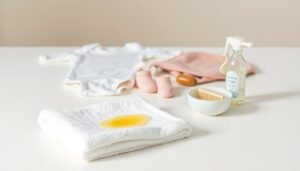 how to get yellow stains out of baby clothes