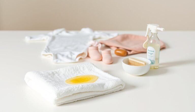 how to get yellow stains out of baby clothes