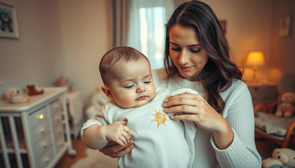 manage baby stains