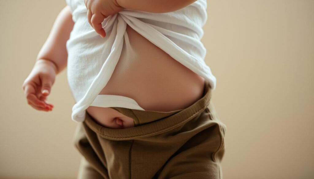 recognizing tight baby clothes