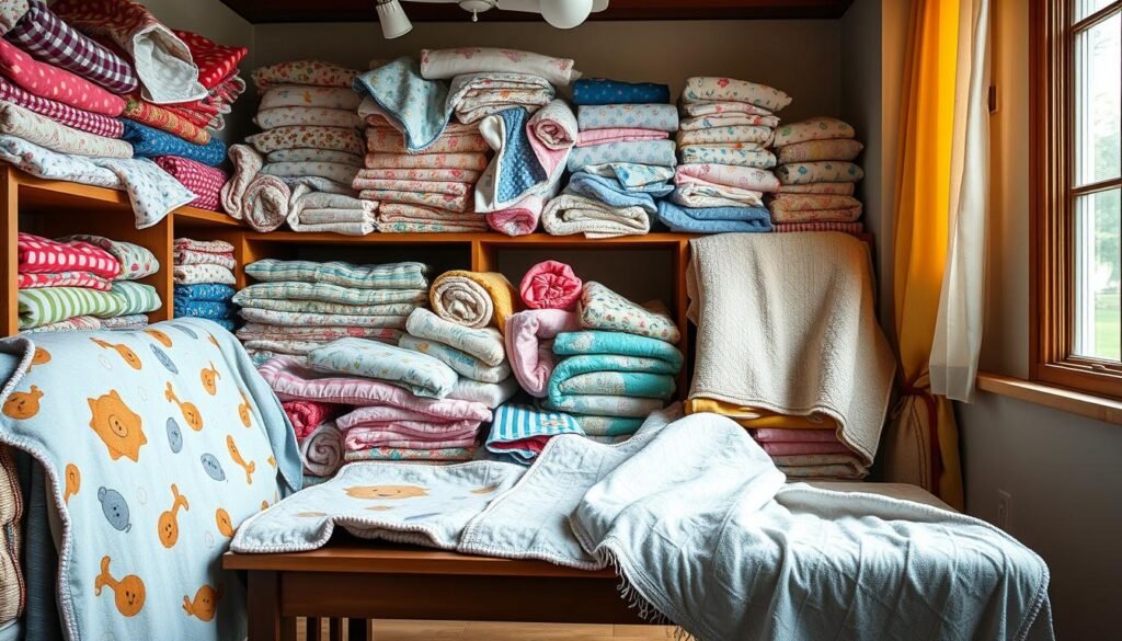 screen printed blankets