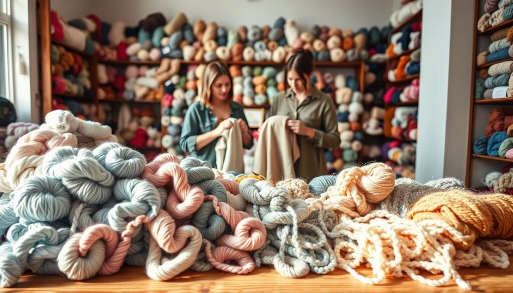 selecting yarn for baby blankets