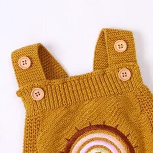 100% Cotton Knitted Baby Kids Jumpsuit Romper Mimixiong