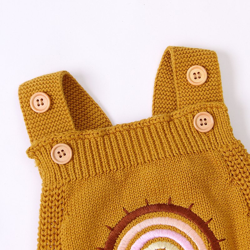 100% Cotton Knitted Baby Kids Jumpsuit Romper Mimixiong