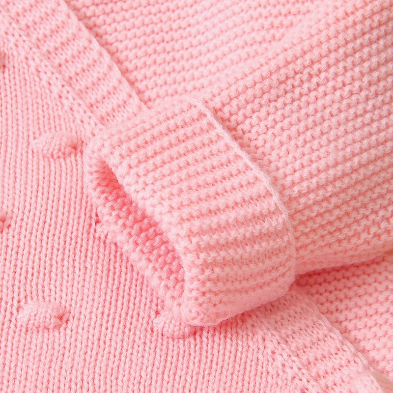 Hot Sale Baby Sweaters with Pompom Design for Newborns Mimixiong