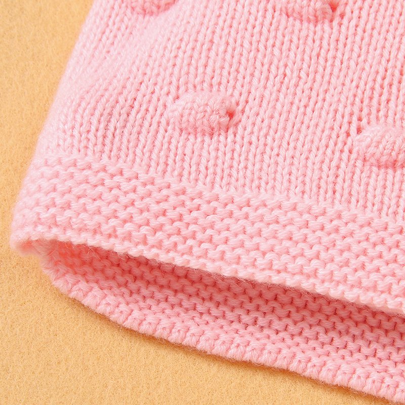 Hot Sale Baby Sweaters with Pompom Design for Newborns Mimixiong