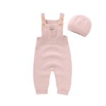 Baby Pocket Overalls & Hat Set Mimixiong