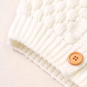 Hot Sale Babies Knitwear Hooded Pom Pom Cardigan Mimixiong