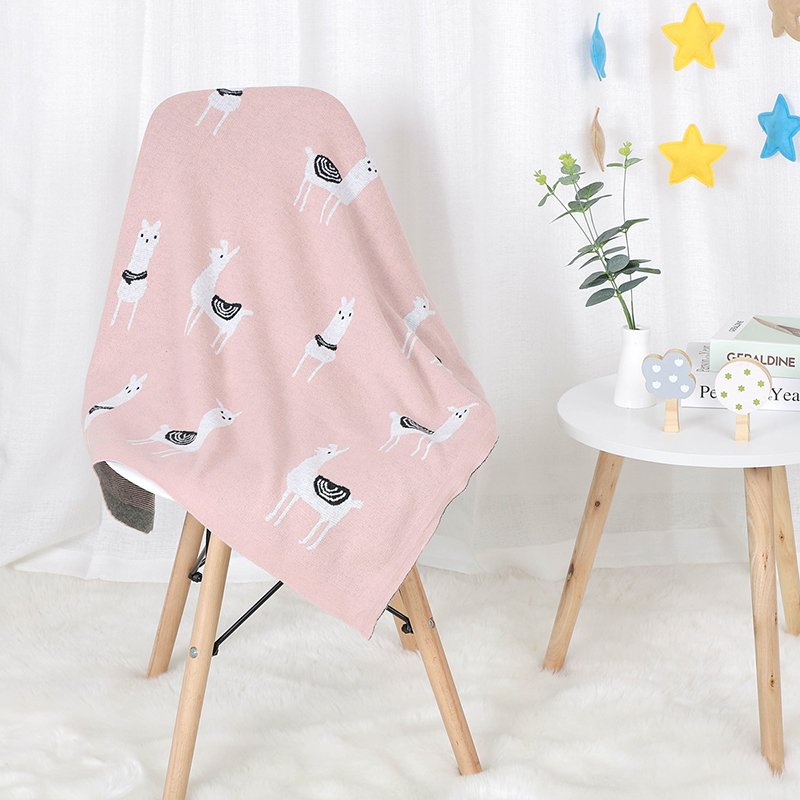 Baby Muslin Swaddle Animal Blanket Wrap Mimixiong