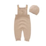 Baby Pocket Overalls & Hat Set Mimixiong