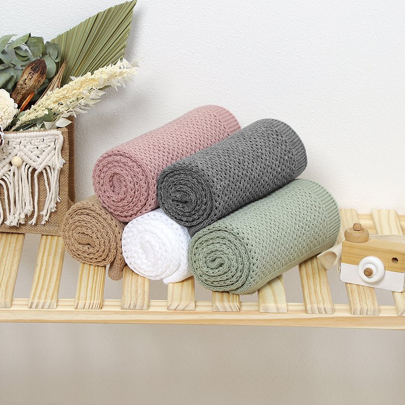 Solid Hollow Summer Bedding Cover Breathable Blanket Mimixiong