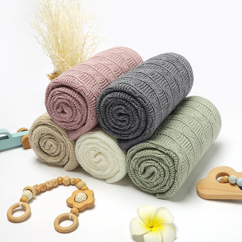 OEKO-TEX Wholesale Baby Blanket Solid Color Mimixiong