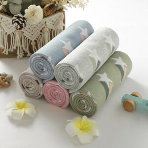 Factory Supplier 100% Cotton Baby Blanket Mimixiong