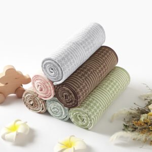 Swaddle Knitted Super Soft Baby Receiving Blanket Mimixiong