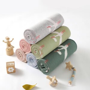Soft Cotton Bed Sheet Quilt Stroller Swaddle Blanket Mimixiong