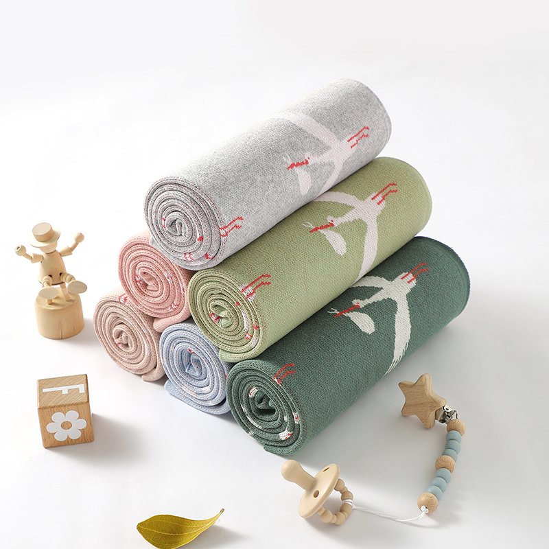 Soft Cotton Bed Sheet Quilt Stroller Swaddle Blanket Mimixiong