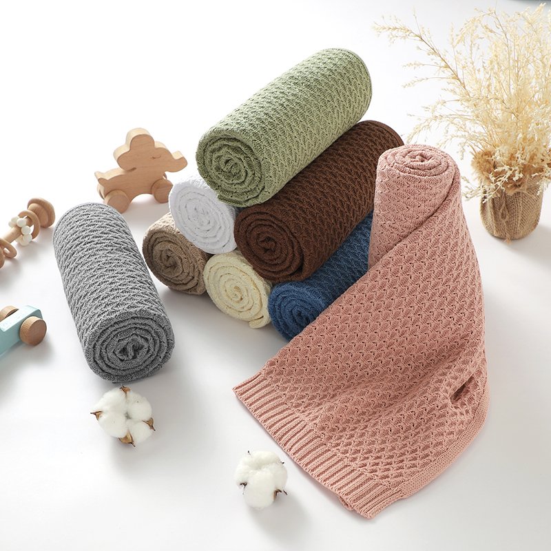 OEKO-TEX Wholesale Twist Cozy Knitted Blanket Mimixiong
