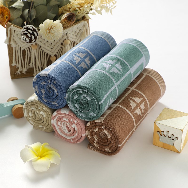 New Material Customizable Knitted Baby Blanket Mimixiong