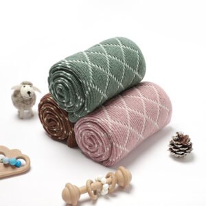 Wholesale 70*90 cm Soft Baby Knitted Blanket Mimixiong