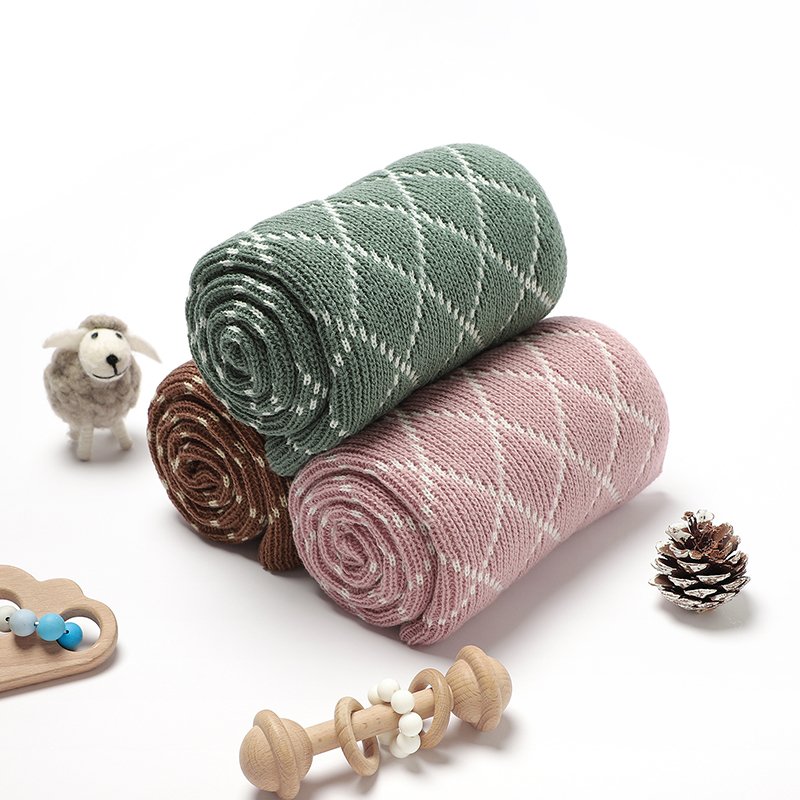 Wholesale 70*90 cm Soft Baby Knitted Blanket Mimixiong