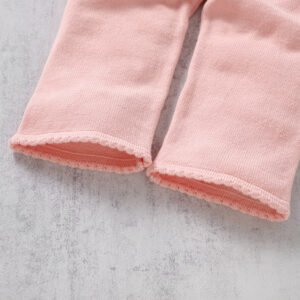 New Design Heart Pattern Baby Winter Set Pink Suit Mimixiong