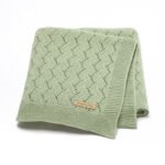 Throw Bedding Cotton Swaddle Crochet Baby Blanket Mimixiong