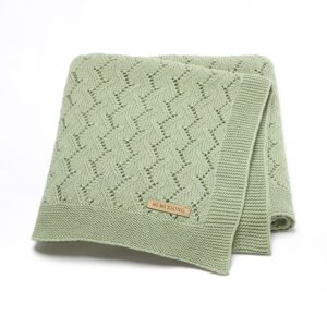 Throw Bedding Cotton Swaddle Crochet Baby Blanket Mimixiong