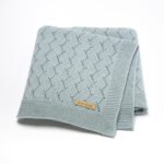 Throw Bedding Cotton Swaddle Crochet Baby Blanket Mimixiong
