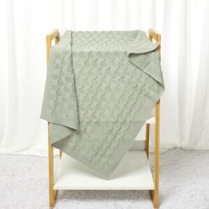 Solid Knitted Baby Blanket Wholesale Mimixiong