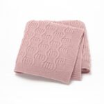 Solid Knitted Baby Blanket Wholesale Mimixiong