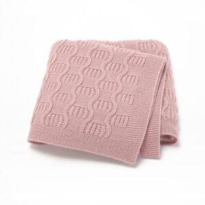Solid Knitted Baby Blanket Wholesale Mimixiong
