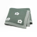 Jacquard Receiving Cotton Blanket Knitted Wrap Mimixiong