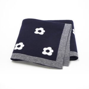 Jacquard Receiving Cotton Blanket Knitted Wrap Mimixiong