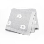 Jacquard Receiving Cotton Blanket Knitted Wrap Mimixiong