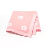 Jacquard Receiving Cotton Blanket Knitted Wrap Mimixiong