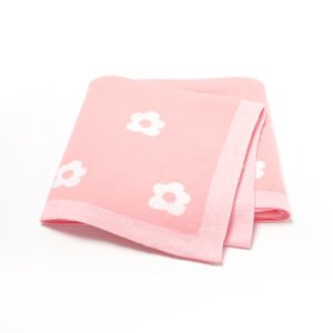 Jacquard Receiving Cotton Blanket Knitted Wrap Mimixiong