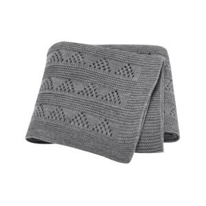 Knit Blanket Infant 100% Cotton Soft Mimixiong